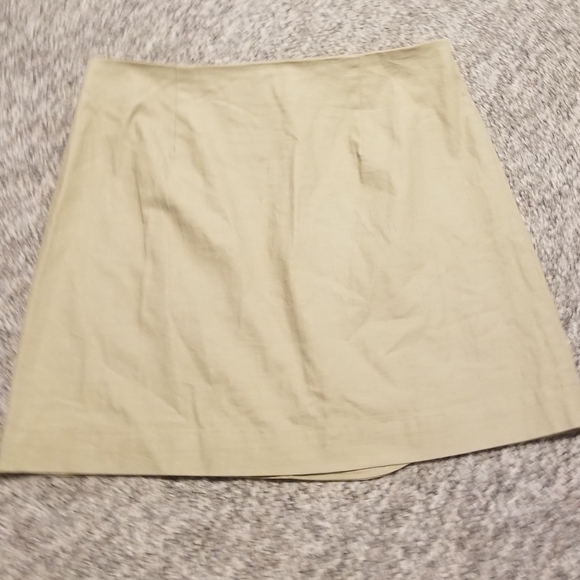 Altar'd state Wrap Mini skirt buttons side olive green size large - Picture 4 of 10